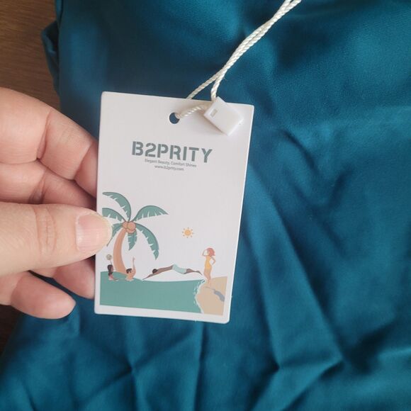 Womens S Underwire One Piece Swimsuit Tummy Control Ruched Bathing B2prity Green - Picture 7 of 16